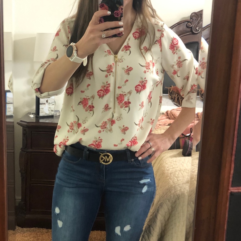 Skull head blouse